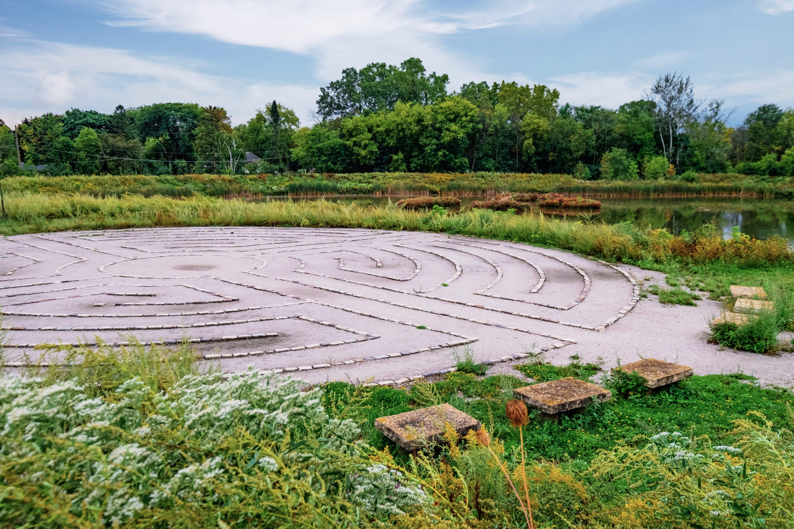 Hartung Park Labyrinth in Wauwatosa